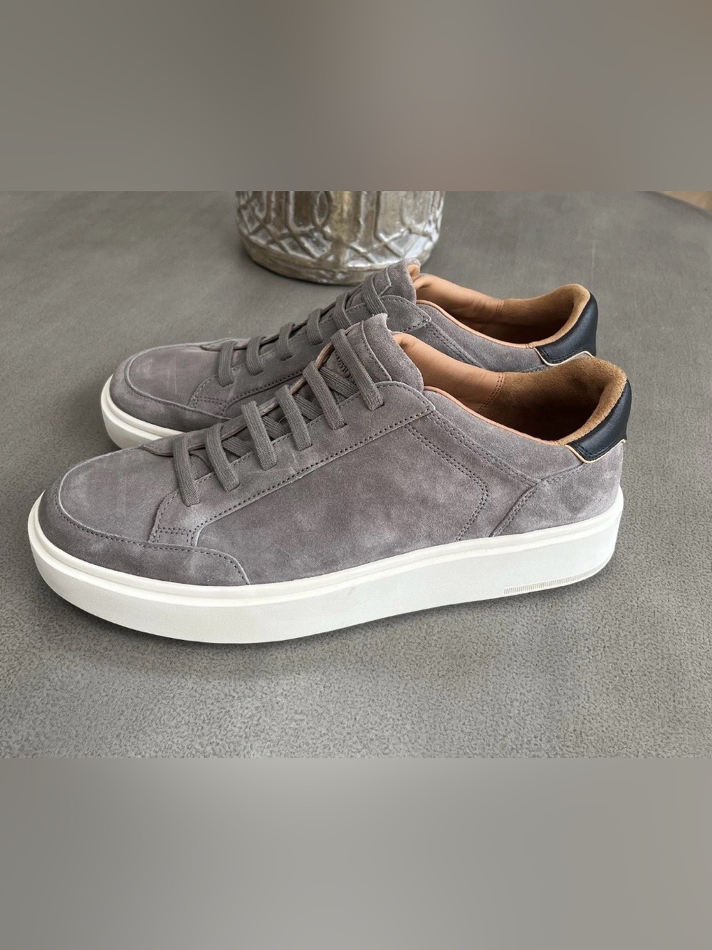 Allen Edmonds Oliver Slip-on
Stretch-lace Sneaker in GreySuede
Size 9.5. 3E - Picture 2 of 11